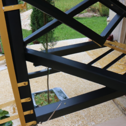 Création de pergola avec toiture véranda en PVC Dourdan